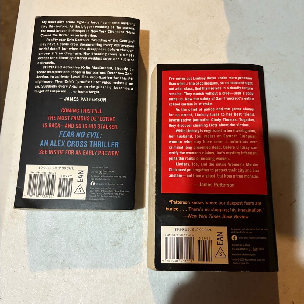 James Patterson Book Set - Picture 2 of 2